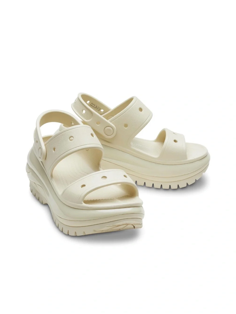 Crocs Unisex Classic Mega Crush Platform Sandals Wedge W9/M7
